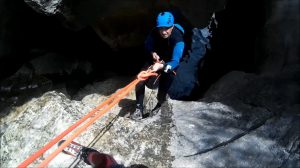 Barranquismo Madrid: Poyatos rápel