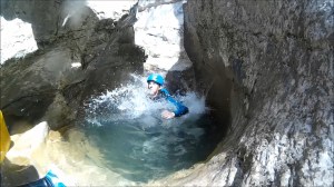 Barranquismo Madrid: Poyatos salto poza