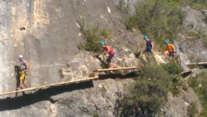 Via ferrata Priego: final