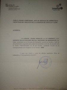 Titulo de experto en Barranquismo
