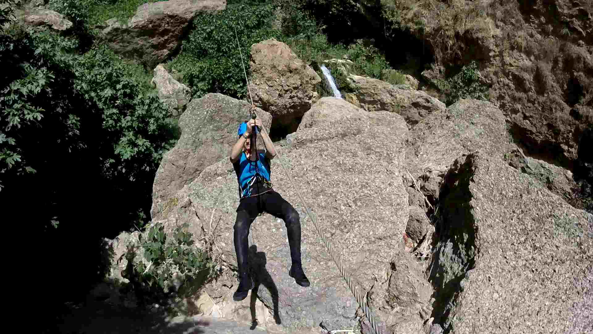 Curso de Barranquismo: tirolina