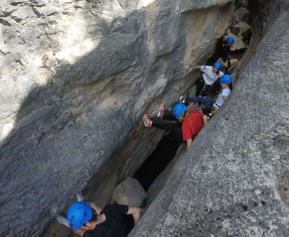 Barranquismo Portilla: salida