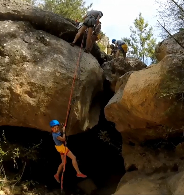 Barranquismo Madrid: Rapel