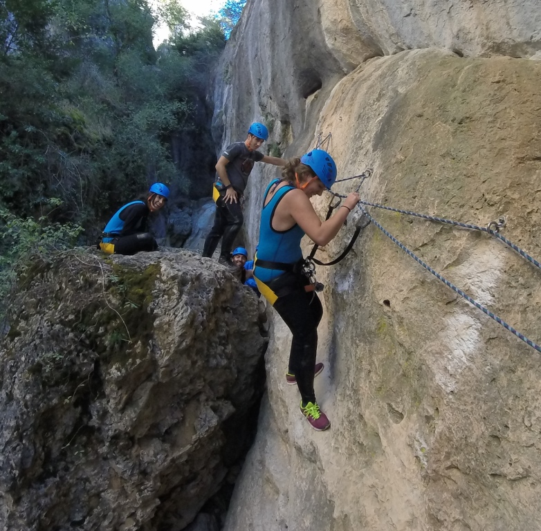Pasamanos en Barranco de Portilla