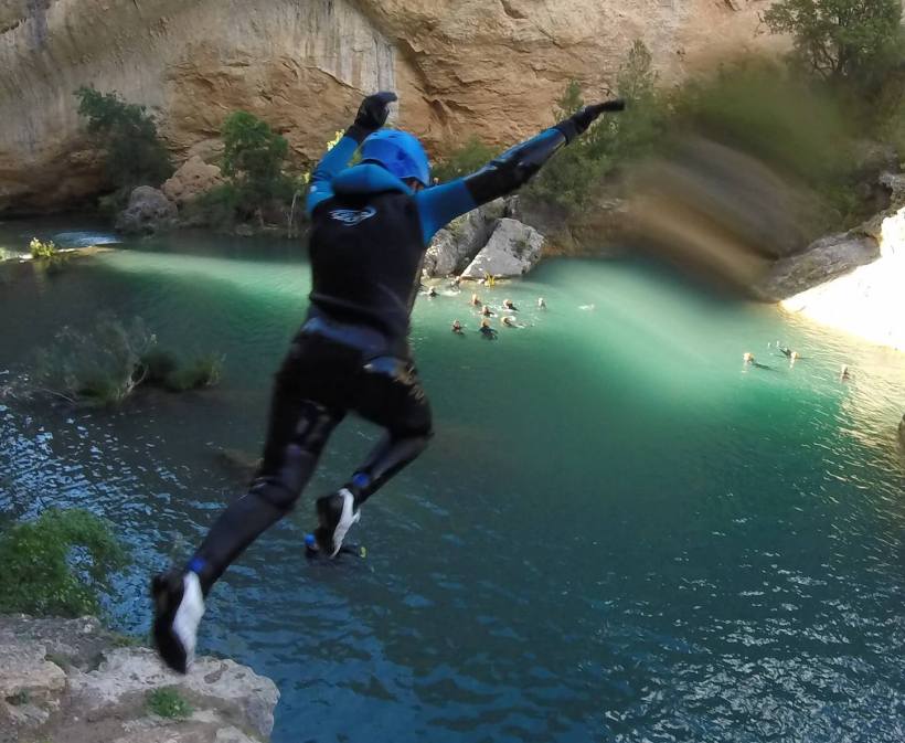 Barranquismo Madrid Salto al agua