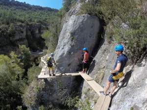 Pasarela ferrata de Priego
