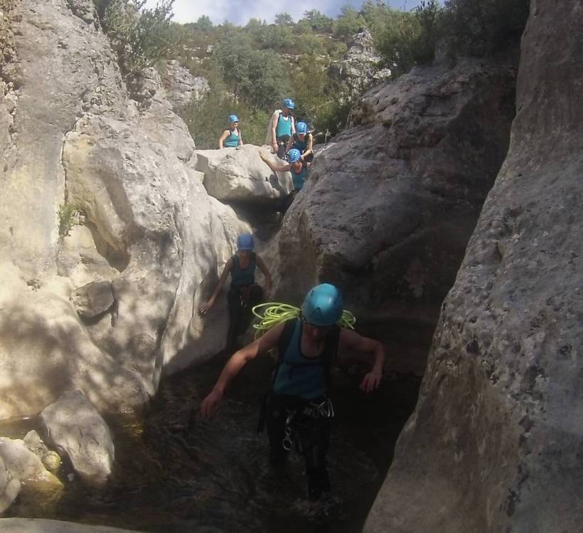 Curso de barranquismo Madrid