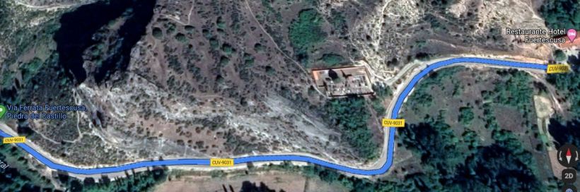 Acceso via ferrata de Fuertescusa