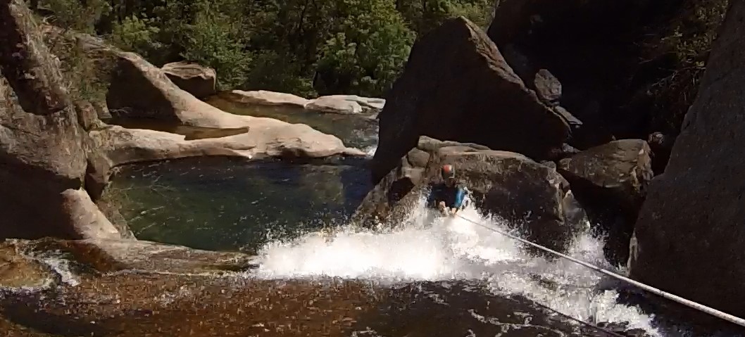 Rapelando con bastante agua